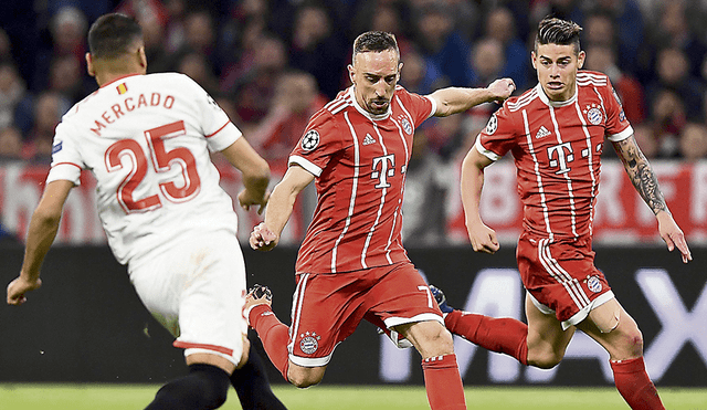 Champions League: Bayern Múnich igualó en goles a Sevilla y clasificó 