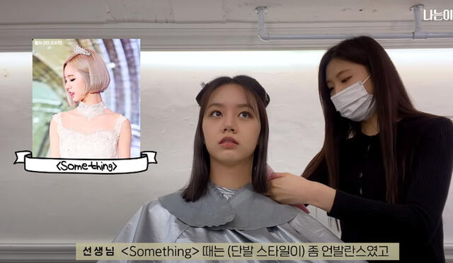 Hyeri no llevaba el cabello corto desde el 2015. Foto: Captura Youtube