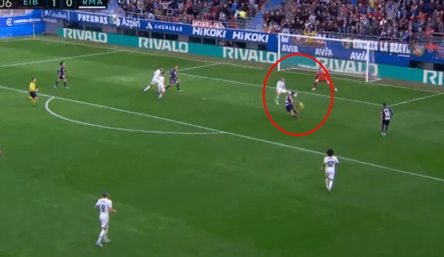 Real Madrid vs Eibar: grosero error 'merengue' terminó en el 2-0 [VIDEO]