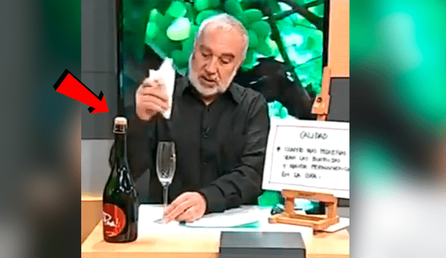 YouTube viral: catador pasa vergonzoso momento al enseñar a abrir una botella de vino [VIDEO]