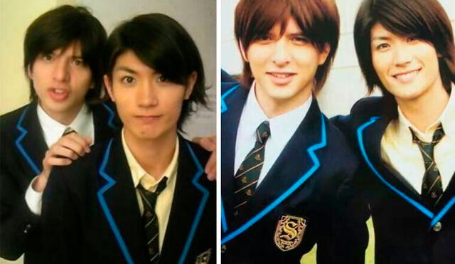 Yu Shirota y Haruma Miura actuaron juntos en el jdrama Samurai High School (NTV, 2009).  Crédito: Instagram