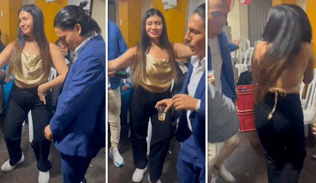 Joven peruana sorprende con sus pasos de huayno en redes sociales. Foto: TikTok / @dayana10154