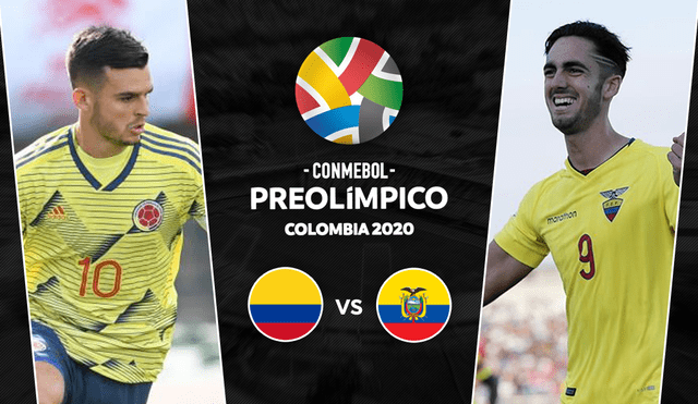 Colombia vs Ecuador Sub 23 por el Preolimpico Bogotá 2020.