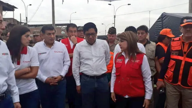 El Primer Ministro Vicente Zeballos dió declaraciones sobre el incendio en Villa El Salvador. Fuente: Consejo de Ministros.