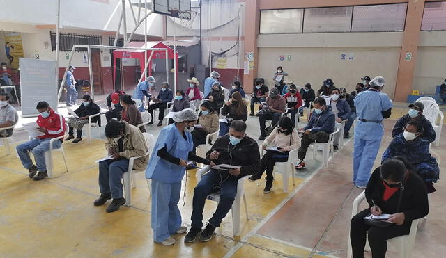 Este fin de semana continúa proceso de vacunación en Cajamarca. Foto: Diresa.