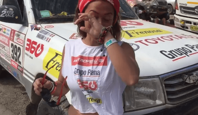 Facebook: Fernanda Kanno llora tras su salida del Dakar 2018 [VIDEO]
