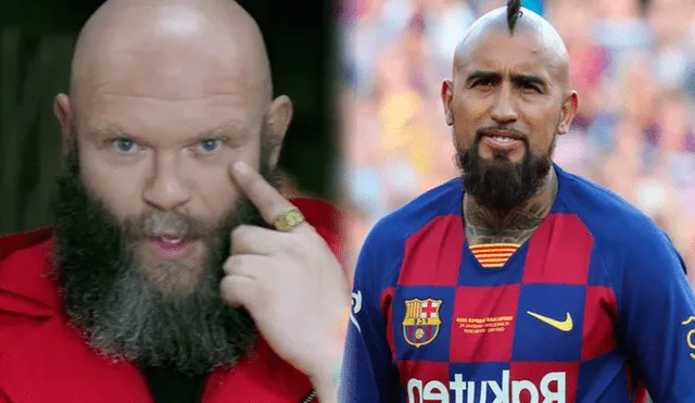 Actor de famosa serie contrataría a Arturo Vidal por su estilo 'punki'.