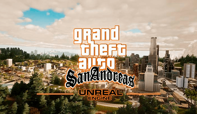 Tres latinos trabajan en el remake de GTA San Andreas con el motor gráfico Unreal Engine. Foto: ArcadiaSquad