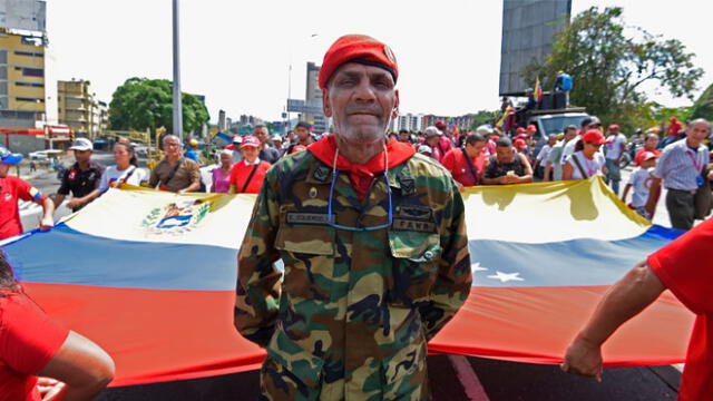 Así se desarrolla la 'Marcha por la Paz'  convocada por Nicolás Maduro | EN VIVO