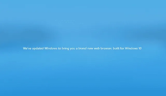 Desliza para ver lo que aparece tras actualizar Windows 10. Foto: Twitter / Taran Quarantino