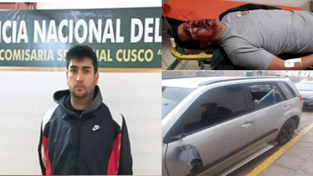 Ebrio arrastra con su vehículo a policía por más de una cuadra en Cusco [VIDEO]