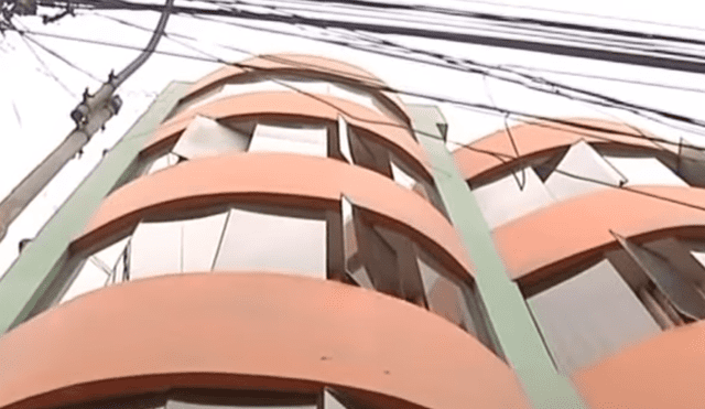 Surquillo: Es lanzada de cuarto piso de hotel y sobrevive de milagro [VIDEO]