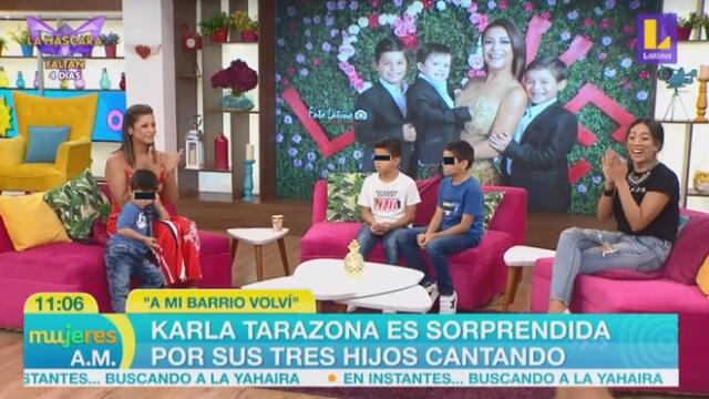 Karla Tarazona recibió grata sorpresa por parte de su hijo mayor