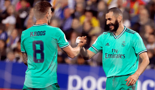 Real Madrid goleó al Zaragoza y clasificó a los cuartos de final de la Copa del Rey. | Foto: EFE