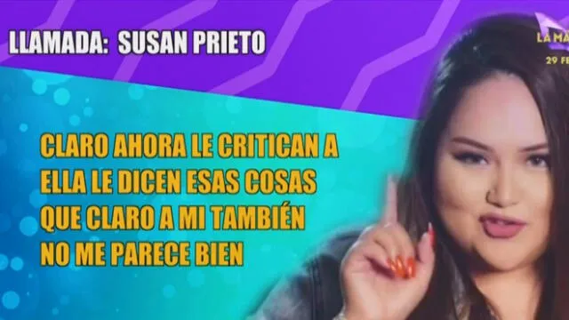 Susan Prieto asegura que si fue discriminada por Janet Braboza
