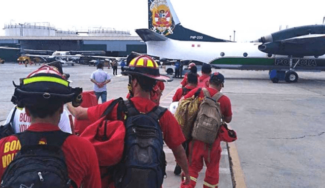 Moquegua: Bomberos de Lima viajaron para ayudar a evacuar a población