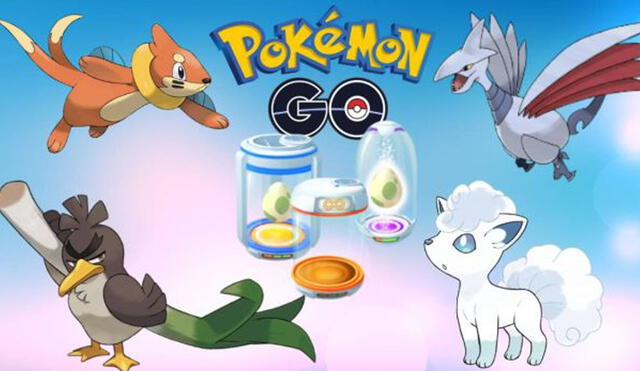 Vulpix de Alola y Farfetch’d de Galar son algunas de las criaturas que eclosionarán de los huevos de Pokémon GO. Foto: Niantic