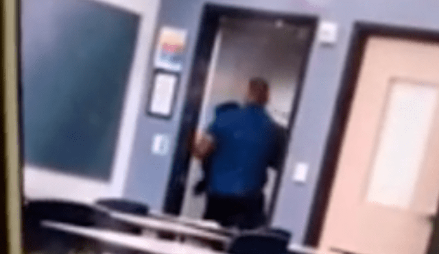 Profesor es arrestado luego de hacerle una llave a un alumno y arrojarlo fuera del aula
