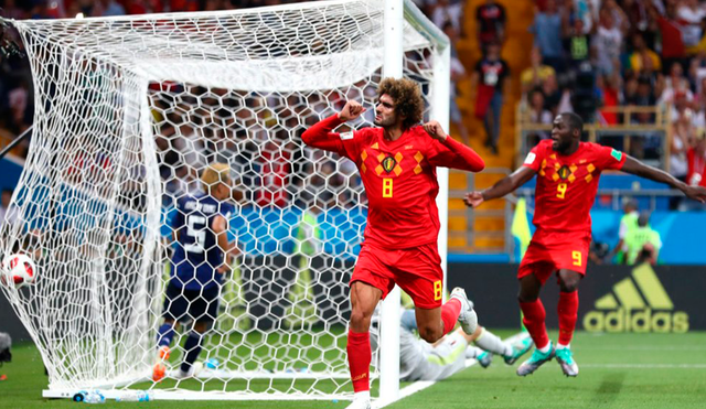 Bélgica vs Japón: Fellaini puso el 2-2, de cabeza, por octavos del Mundial | VIDEO