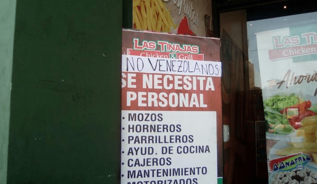 Restaurante responde tras difusión de cartel discriminatorio 