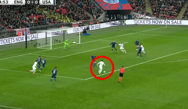 Inglaterra vs Estados Unidos EN VIVO: majestuosa definición de Lingard para el 1-0 [VIDEO] 
