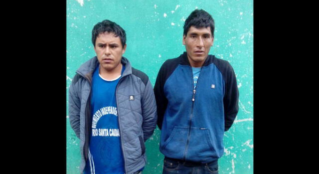 Áncash: capturan a dos presuntos integrantes de una banda de asaltantes 