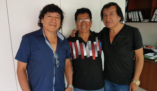 Grupo Guinda y Alejandro Zárate de Pintura Roja, autores afiliados a la APDAYC, organismo que ha solicitado elevar el consumo de música local en las radios. Foto: APDAYC.