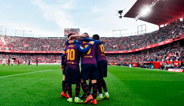 Barcelona aplastó 4-2 al Sevilla con brillante actuación de Messi [RESUMEN]