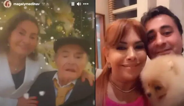 Magaly Medina pasó Navidad con sus seres queridos.