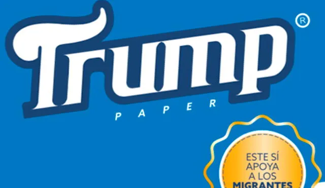 Fabrican papel higiénico con el nombre de Donald Trump [FOTOS]