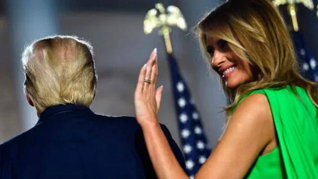 Melania Trump, primera dama de los Estados Unidos. Foto: AFP.