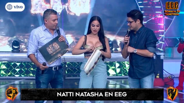 Natti Natasha impresiona a los conductores de EEG con atrevido atuendo [VIDEO]