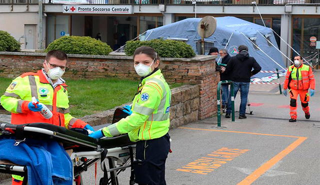 Más de 600 infectados están confirmados en Italia. Foto: EFE