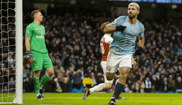 Manchester City vs. Arsenal en las semifinales de la FA Cup en Wembley. | Foto: EFE