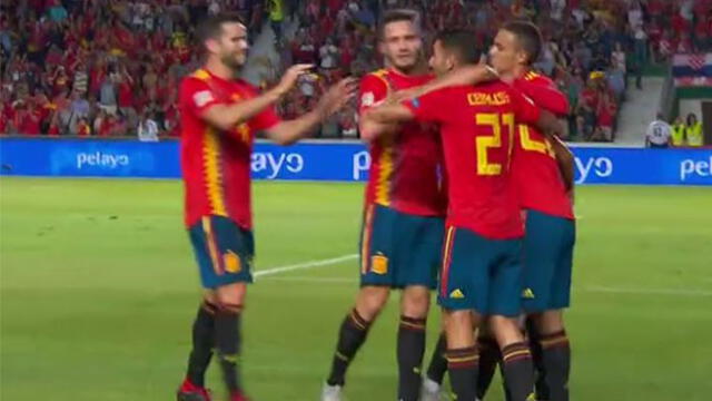 España vs Croacia: Marco Asensio aumentó el marcador con un golazo  [VIDEO]