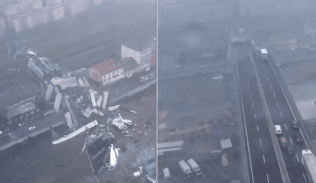 Facebook: así luce el puente Morandi en Italia tras su derrumbe [VIDEO]