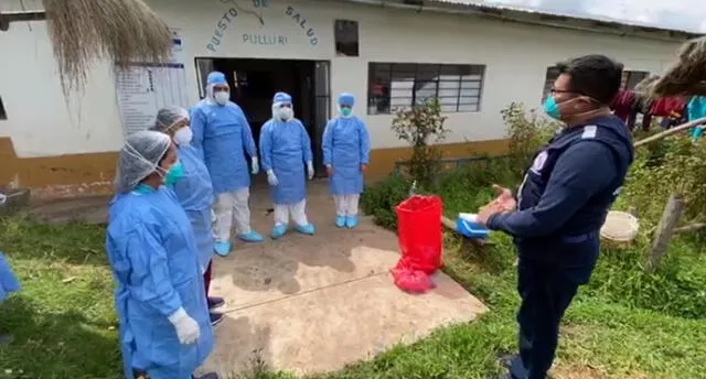 Personal médico realizó cerco epidemiológico en Andahuaylas, Apurímac.
