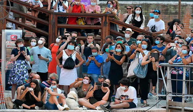 En Italia redujeron la curva de contagios del coronavirus. Foto: AFP