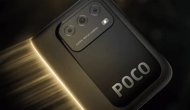 El POCO M3 estará equipado con un sistema de triple c'mara trasera. Foto: Xiaomi