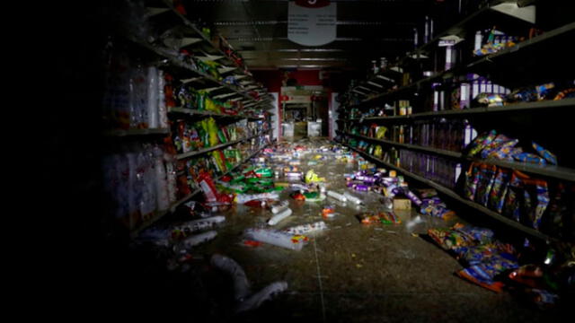 Venezuela: saqueos en supermercados y alimentos malogrados por apagón eléctrico