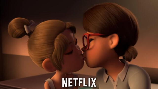 Netflix: Beso lésbico en serie para niños