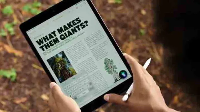 El nuevo iPad 8 llega con una pantalla de 10,2 pulgadas. (Fotos: Apple)