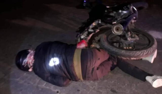 El motochorro murió de un disparo a la espalda. Foto: Perspectiva Sur