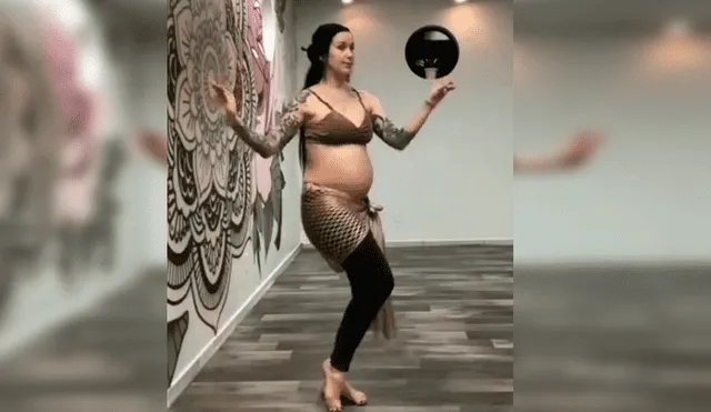 Vía YouTube. Instructora de baile se animó a grabar una coreografía a sus 38 semanas de gestación sin imaginar el increíble resultado que ha dado la vuelta al mundo