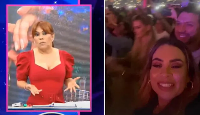 Magaly cuestionó a Ethel Pozo por entrar a concierto pesa a que sus entradas fueron clonadas. Foto: captura/ATV/ Instagram/ Ethel Pozo