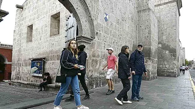 FLUJO TURÍSTICO. Mayoría de visitantes a Arequipa optan por conocer Centro Histórico y el valle del Colca.