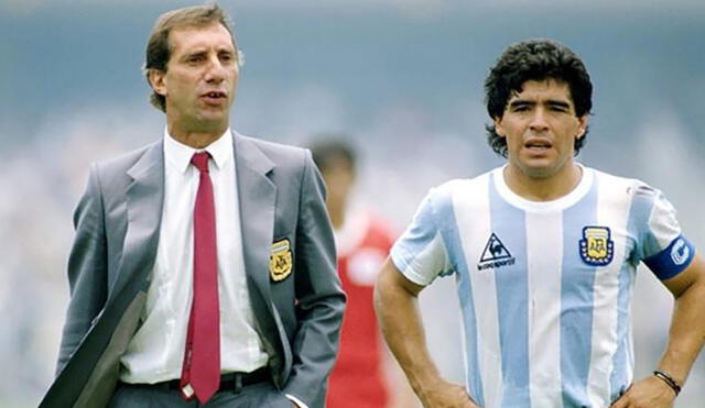 Maradona salió campeón del mundo en 1986 con Bilardo como entrenador. Foto: Infobae