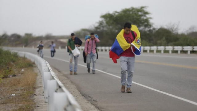 Venezolanos se regresan a su país desde Colonbia debido a la crisis del coronavirus. Foto: difusión.