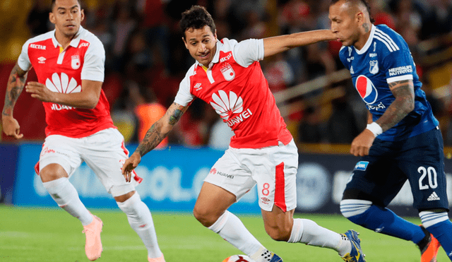 Santa Fe y Millonarios no se sacaron ventaja por la Copa Sudamericana 2018 [RESUMEN]