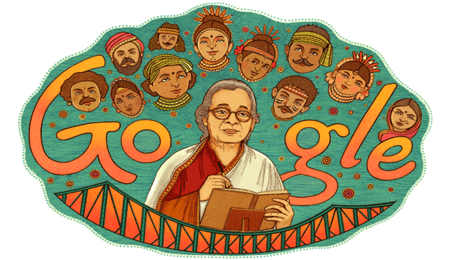 Mahasweta Devi: Google rinde tributo a la histórica activista imbatible con doodle